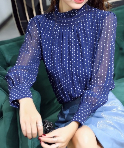 SETUP7（セットアップセブン） ブラウス シャツ 「SETUP7」フリル