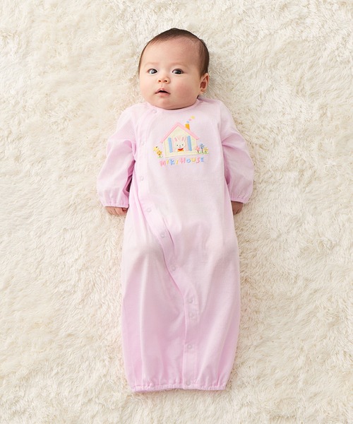 MIKI HOUSE（ミキハウス） ベビー服 ロンパース くまうさぎ柄