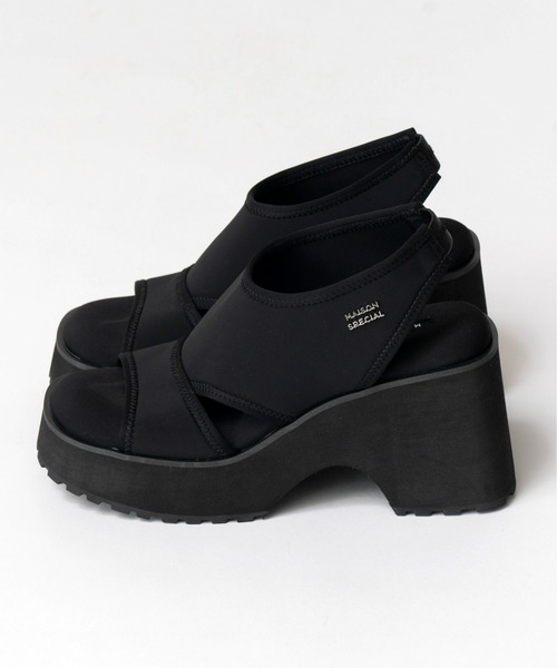 MAISON SPECIAL（メゾンスペシャル） サンダル Stretch Cut Off