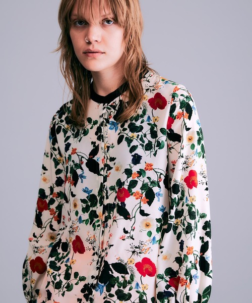 NOISEMAKER（ノイズメーカー） ブラウス シャツ バンドカラー