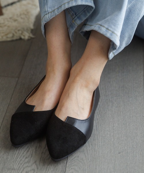 PIPPICHIC（ピッピシック） パンプス 37 ブラック レディース