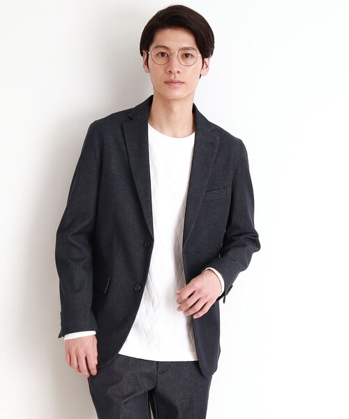 THE SHOP TK ジャケット テーラードジャケット エバーデニムジャケット