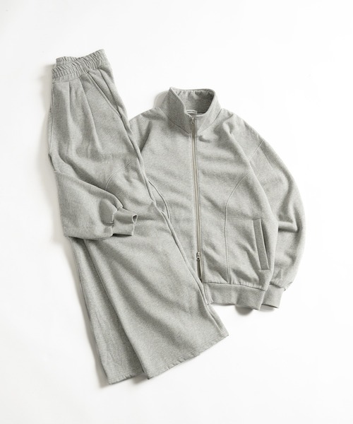 Adoon plain トレーナー スウェット 「セットアップ対応」STAND NECK