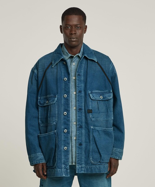 G-STAR RAW デニムジャケット gジャン OVERSIZED CHORE JACKET