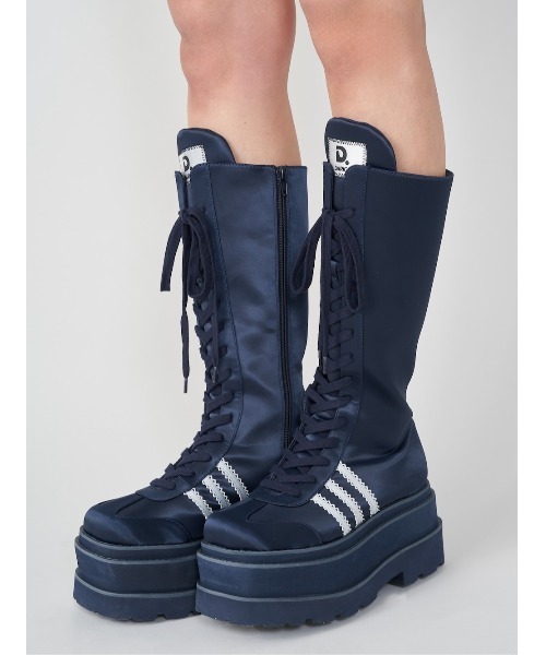 Darich（ダーリッチ） ブーツ レースアップスニーカーロングブーツ