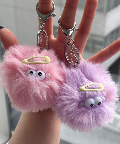 WEGO（ウィゴー） キーホルダー WEGO/フワフワモンスターぬい