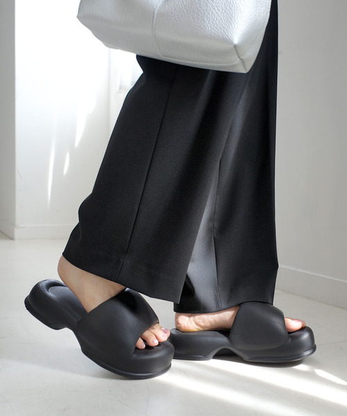 AmiAmi（アミアミ） サンダル 厚底軽量！ぷっくり EVA コンフォート