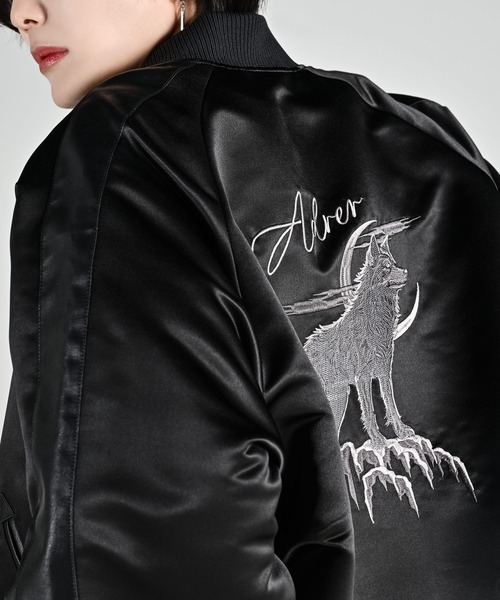 ADRER（アドラー） スカジャン premium reversible suka jumper -wolf