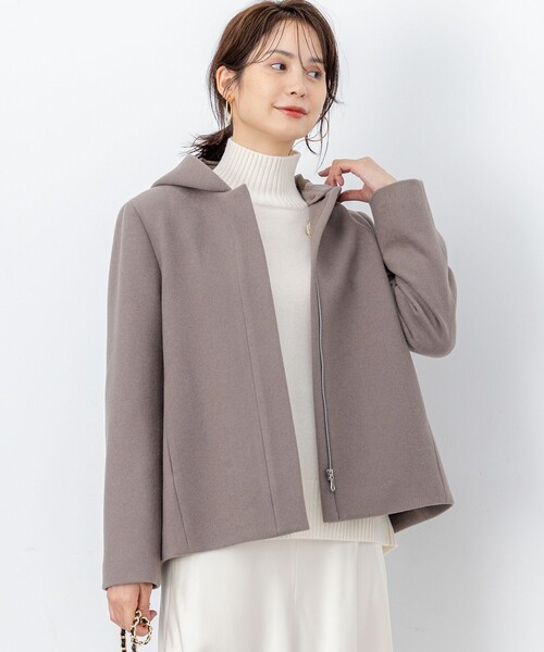 組曲（KUMIKYOKU） コート アウター ウールモッサ ショートコート