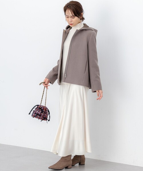 組曲（KUMIKYOKU） コート アウター ウールモッサ ショートコート