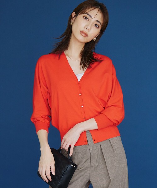 23区（ニジュウサンク） カーディガン 「洗える」ヴィスコース