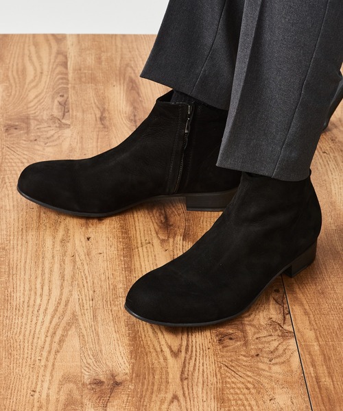 PADRONE（パドローネ） ブーツ 「PADRONE」別注 NUBUCK SIDE ZIP SHORT