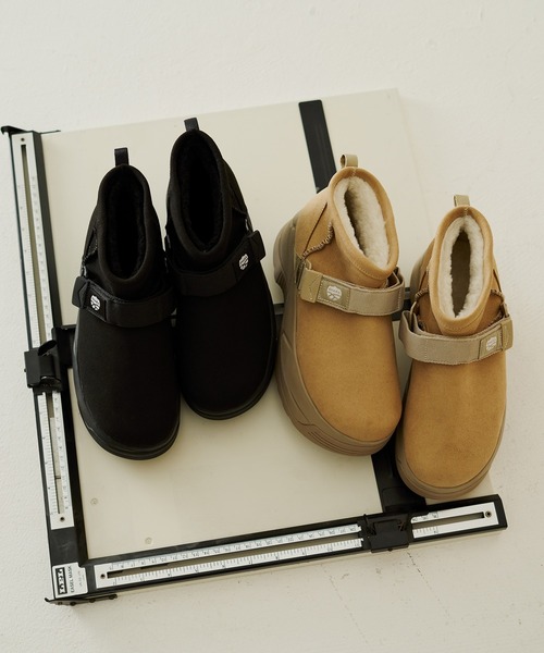 SHAKA（シャカ） ブーツ 厚底 ショート ムートン ブーツ SHORT MOUTON