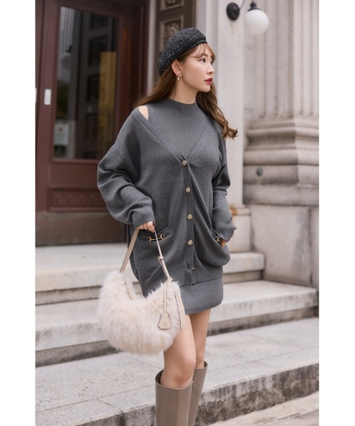 Her lip to ニットワンピース S ブラック レディース : ZOZOTOWN Yahoo