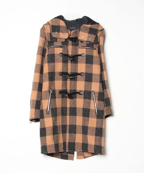 Moonage Devilment（ムーンエイジデビルメント） チェック柄ダッフル