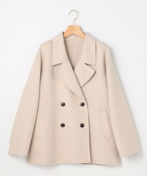 組曲（KUMIKYOKU） コート アウター ダブルブレストリバー コート