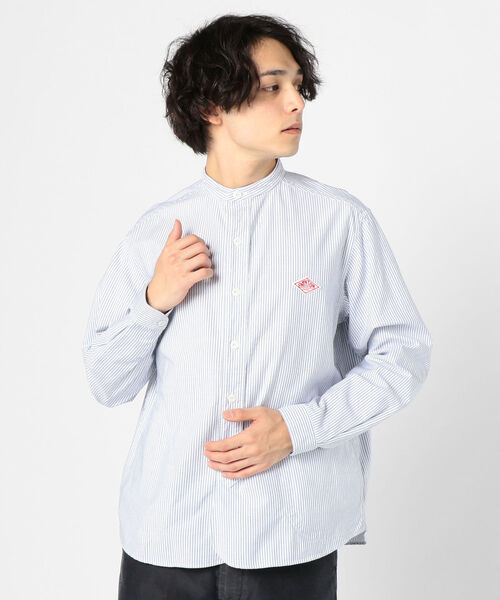 Danton（ダントン） シャツ ブラウス 【DANTON/ダントン】バンドカラー