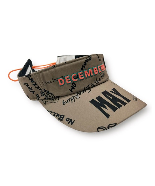 DECEMBERMAY（ディセンバーメイ） キャップ 帽子 Hand paint logo