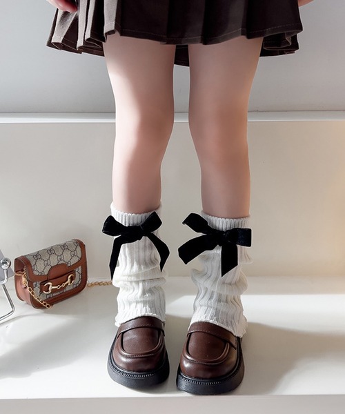 CERCA レッグウォーマー lulunoix/リボンレッグウォーマー N15326