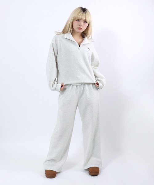 セットアップ T＆C（タウンアンドカントリー）ハーフジップスウェット