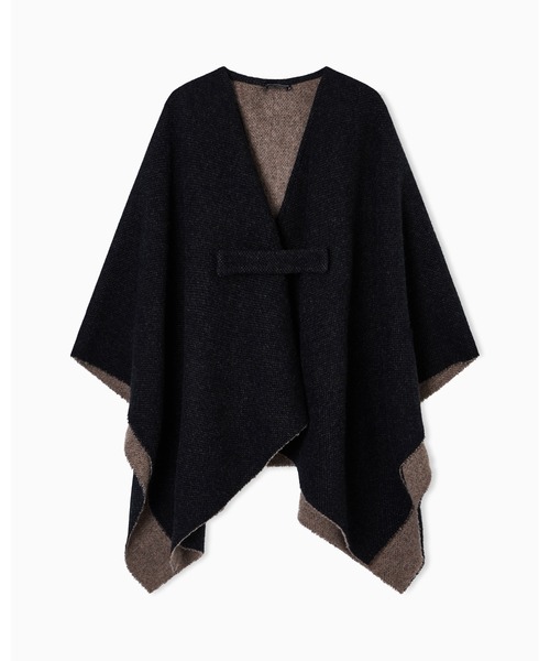 EMPORIO ARMANI ポンチョ 「エンポリオ アルマーニ」ダブルフェイス