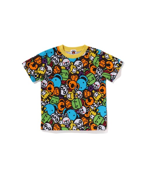 A BATHING APE（アベイシングエイプ） tシャツ MILO ALL FRIENDS TEE
