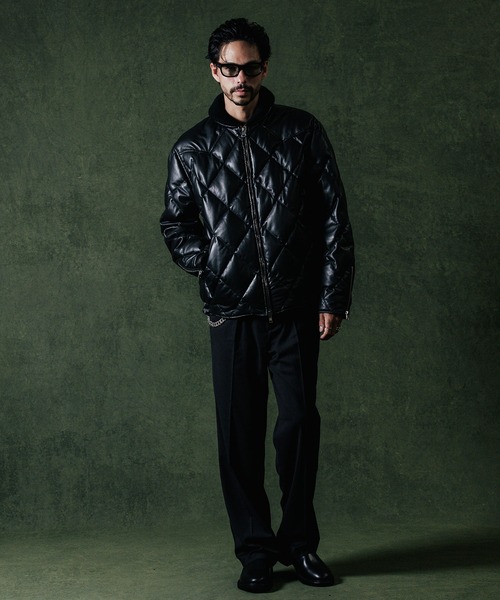 CRIMIE（クライミー） ダウンジャケット ダウン DIAMOND QUILT LAMB