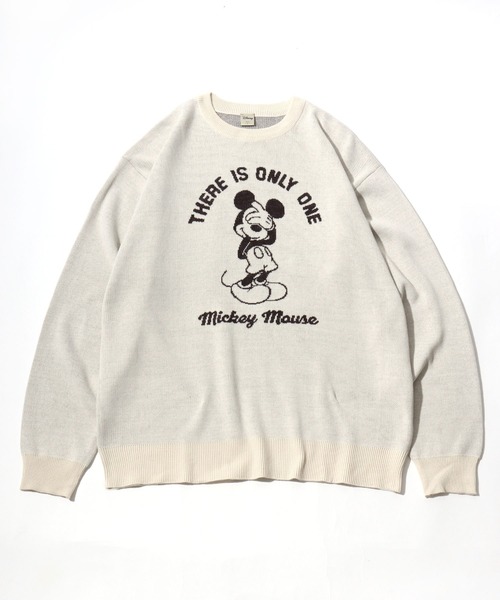 Disney（ディズニー） ニット セーター キャラクタージャガードニット