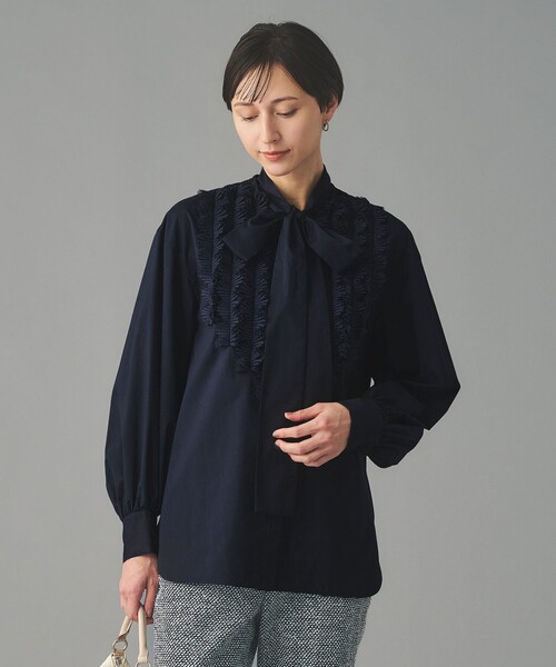 UNITED ARROWS（ユナイテッドアローズ） ブラウス シャツ タックフリル