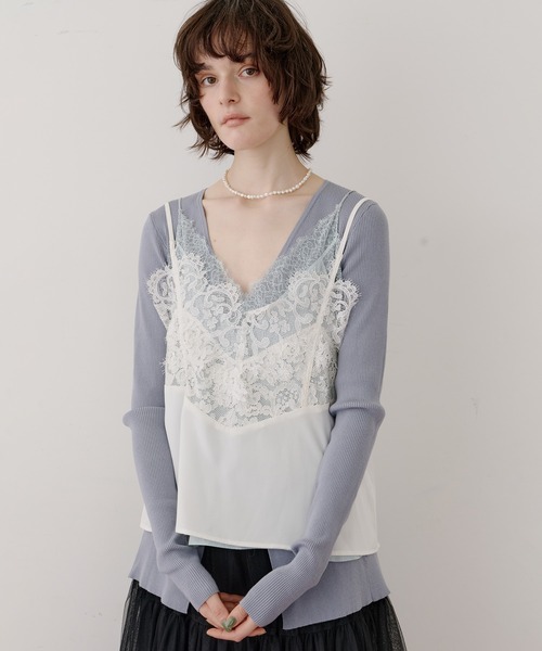 LA BELLE ETUDE（ラベルエチュード） キャミソール Vintage調マット