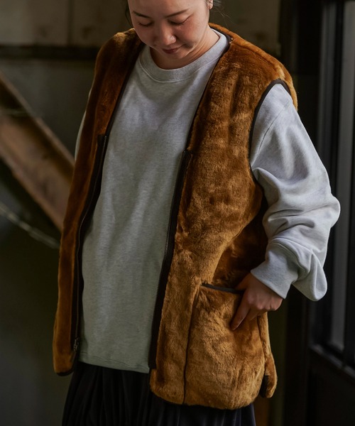 Barbour（バブアー） ベスト ジレ barbour（バブアー）ファーライナー