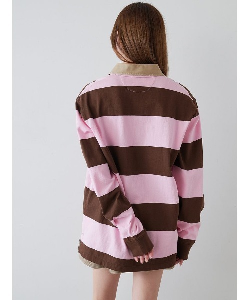 SNIDEL（スナイデル） tシャツ 「POLO RALPH LAUREN」ラグビーシャツ