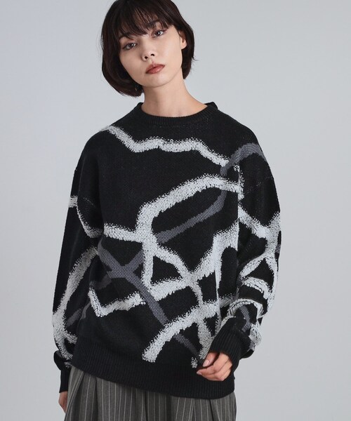 tk.TAKEO KIKUCHI（ティーケータケオキクチ） セーター ニット サガラ