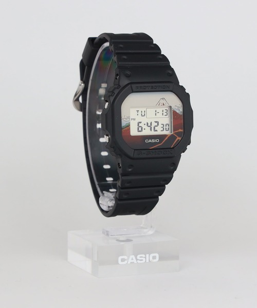 G-SHOCK 腕時計 葛飾北斎「山下白雨」 / 5600シリーズ DW-5600KHSH25