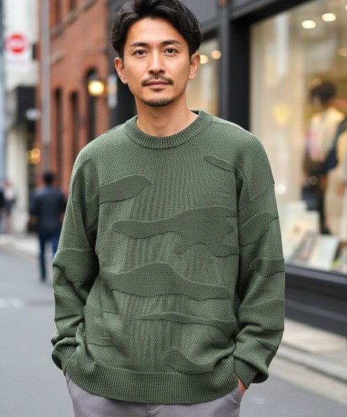JIGGYS SHOP（ジギーズショップ） セーター ニット カモフラ柄