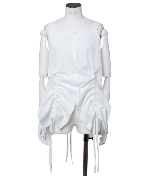 UN3D.（アンスリード） キャミソール HEM GATHER SH CAMISOLE / ヘム