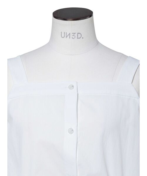 UN3D.（アンスリード） キャミソール HEM GATHER SH CAMISOLE / ヘム