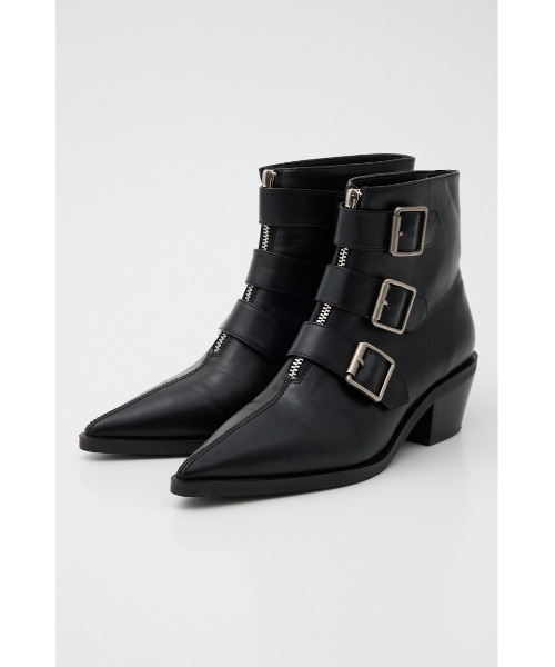 LAGUA GEM（ラグアジェム） ブーツ BELTED ZIP ブーツ レディース