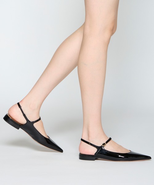 PELLICO（ペリーコ） パンプス CUORE エナメル バックスリング