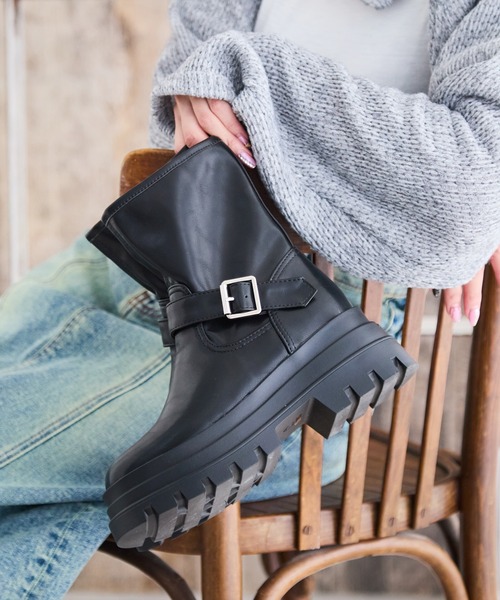 attagirl（アタガール） ブーツ 厚底エンジニアブーツ レディース