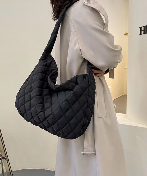 ショルダーバッグ バッグ キルティングクロスショルダーバッグ