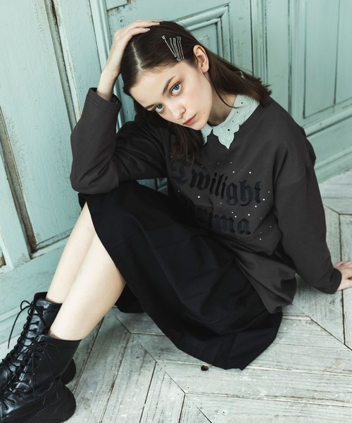 179/WG ブラウス シャツ スカラップ刺繍ブラウス レディース