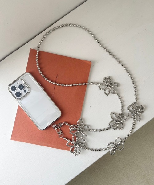 Me%（ミィパーセント） 「ストラップシート付き」オハナビーズモバイル