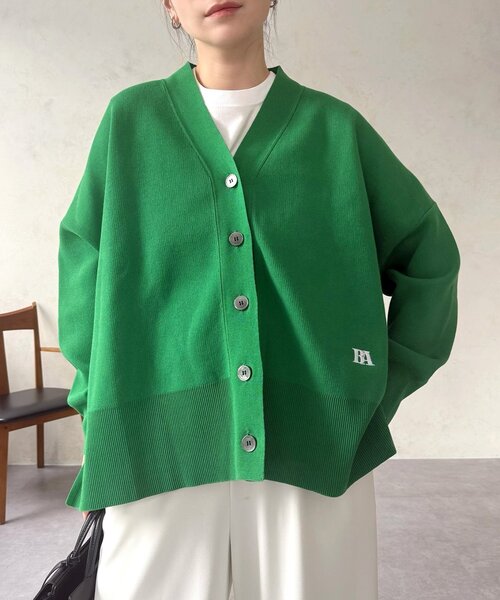 BEARDSLEY（ビアズリー） カーディガン 刺繍入りビッグカーディガン