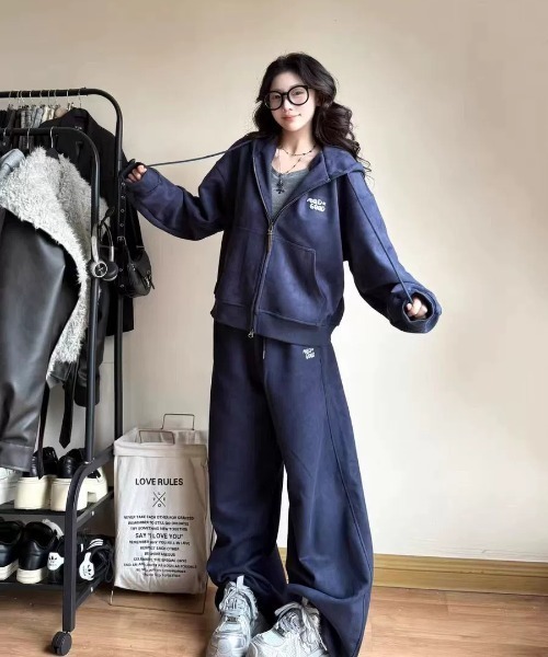 DEVICE（デバイス） セットアップ 「上下セット」ワンポイント 刺繍