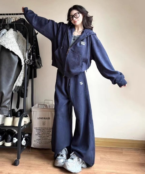 DEVICE（デバイス） セットアップ 「上下セット」ワンポイント 刺繍