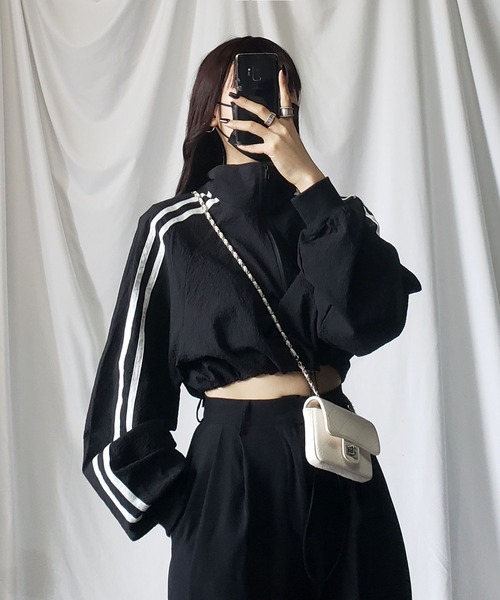 me+em select（ミームセレクト） ブルゾン アウター 「 裾が絞れる