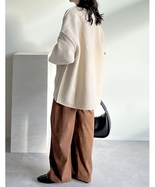 Re:EDIT（リエディ） ジャケット ノーカラージャケット 「2WAY