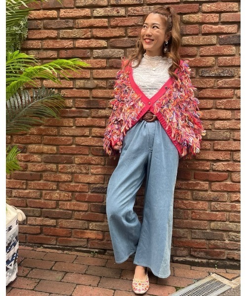 チャイハネ（CAYHANE） カーディガン 「チャイハネ」カラフルループ