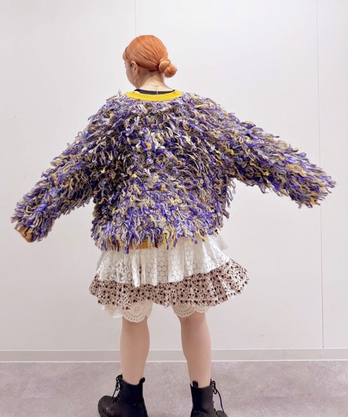 チャイハネ（CAYHANE） カーディガン 「チャイハネ」カラフルループ